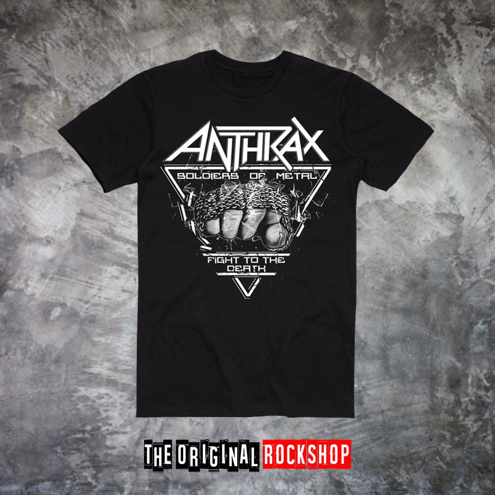 Anthrax | Soldiers Of Metal Fight To The Death – The Original Rockshop